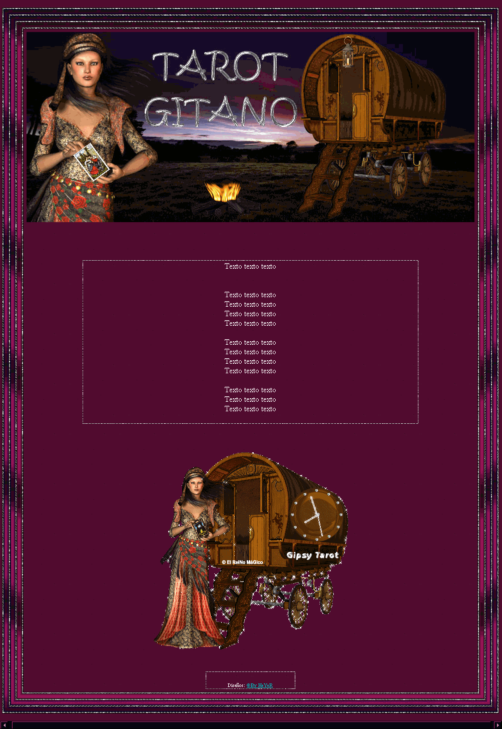 Tarot Gitano 100� pedidos@elreinomagico.net