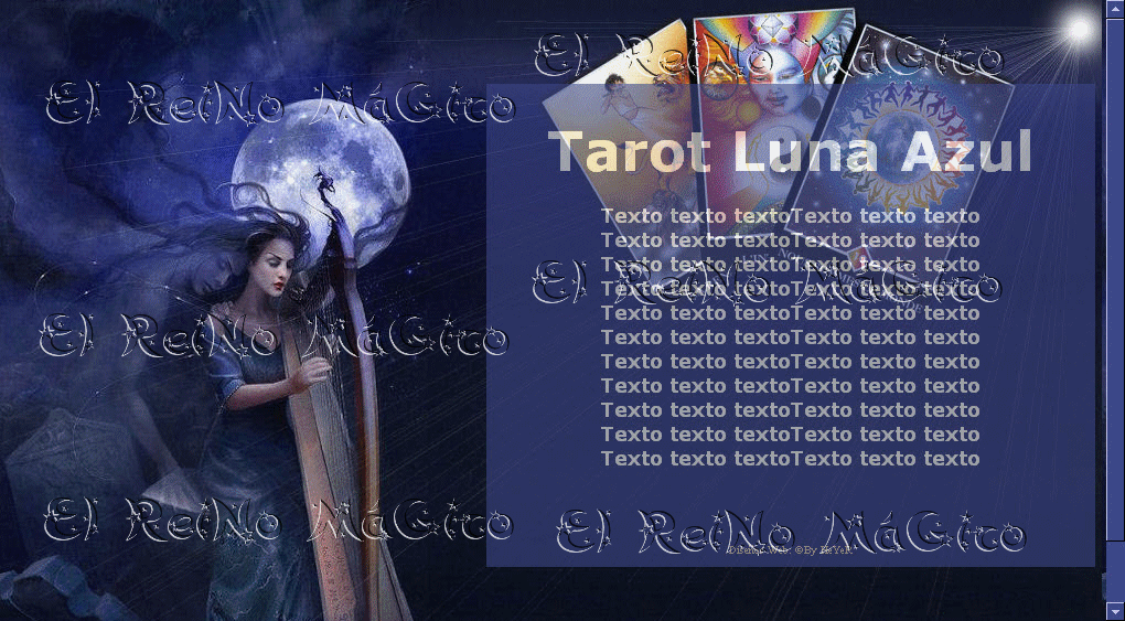 Tarot Luna Azul 70€ pedidos@elreinomagico.net
