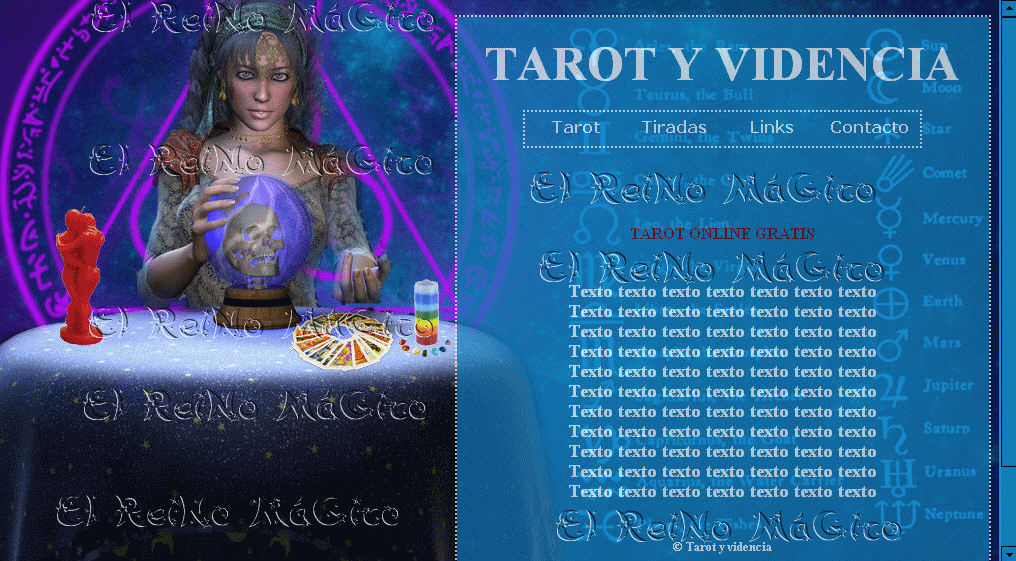 Tarot y videncia 150 pedidos@elreinomagico.net